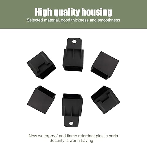 Miniatura 3 de Slykew 4 piezas de repuesto de relé de automóvil de 4 pines y 12 V, accesorios de protección de línea de acelerador de vehículos, accesorios de