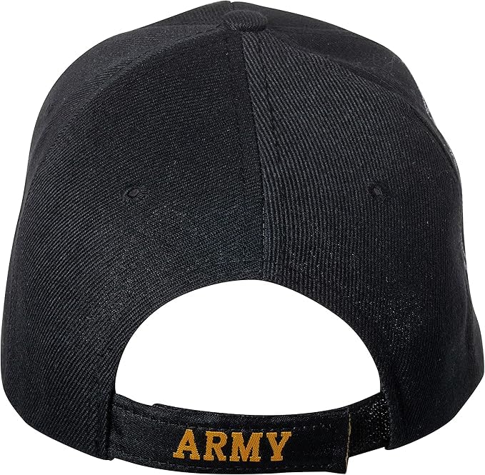 Flakita's Novelties United States Disabled Veteran and Proud of it Military Veteran Adjustable Embroidered Cap Hat Black