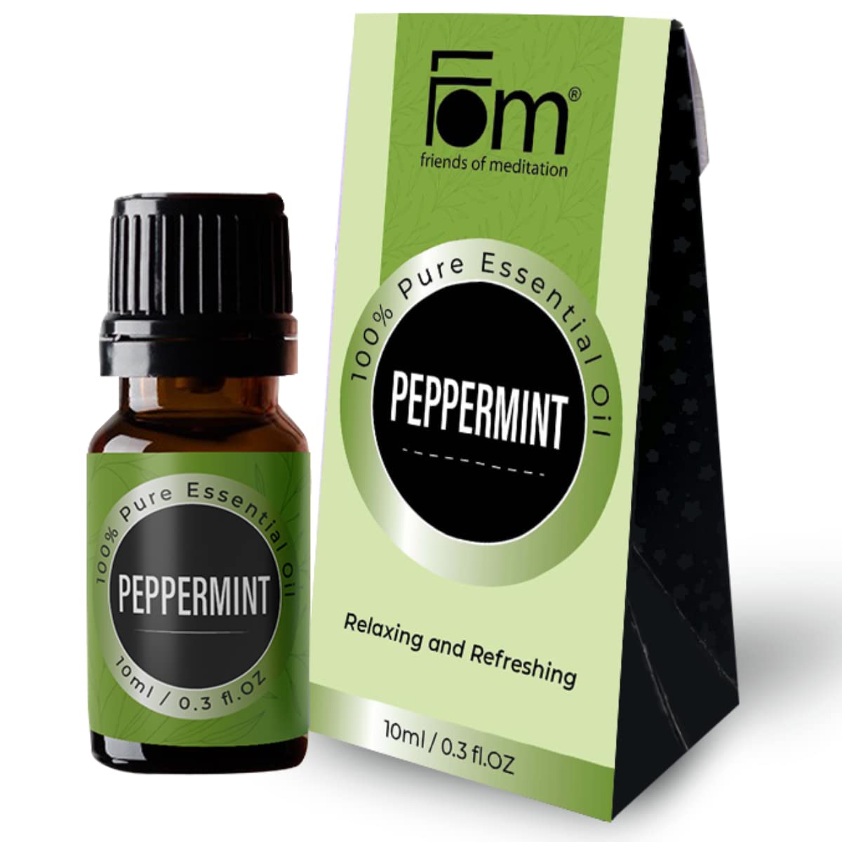 FOM (Friends of Meditation) Essential Oil - Peppermint Essential Oil for Diffusers, Aromatherapy and Wellness (10ml) (B0BC11ZQP3) Amazon Price History, Amazon Price Tracker