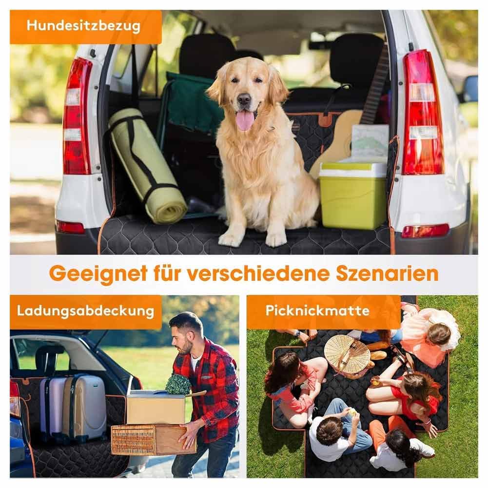 Copribagagliaio Auto Cane per Dodge Journey Hornet, Telo Protezione Bagagliaio Cani Impermeabile con Paracolpi Copertura Sedile Posteriore