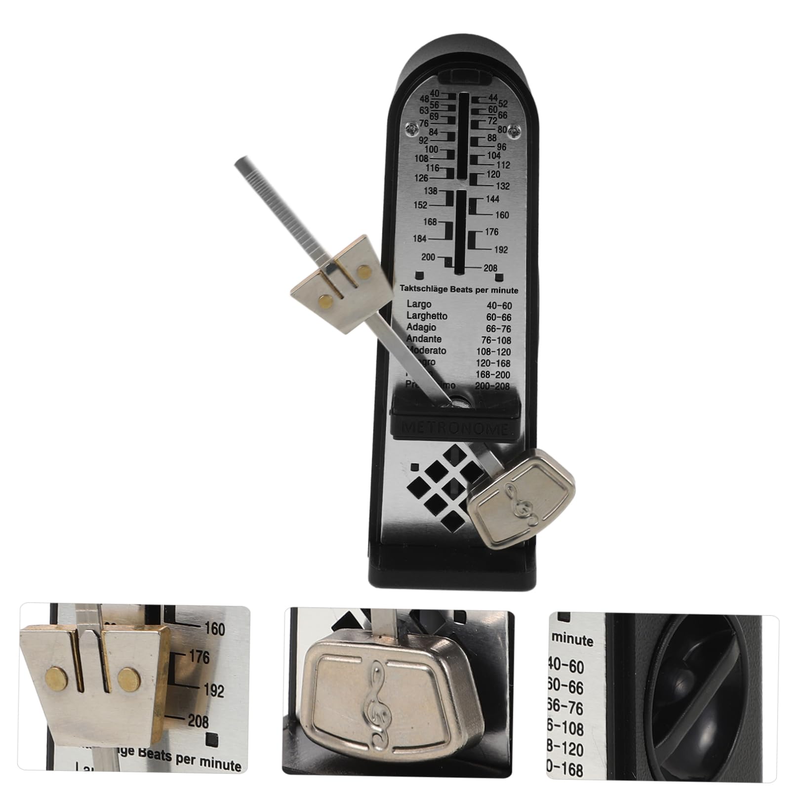 ifundom 3 Pezzi Metronomo Per Chitarra Metronomo Elettrico Metronomo Per Pianoforte Accordatore Per Strumenti Musicali Mini Metronomo Per Batteria