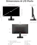 Viewsonic VA2448-MHU 24 Inch Full HD 1080p IPS Monitor with 120Hz, Variable Refresh Rate, Eye Care, HDMI, VGA, and USB C Inputs for Home and Office