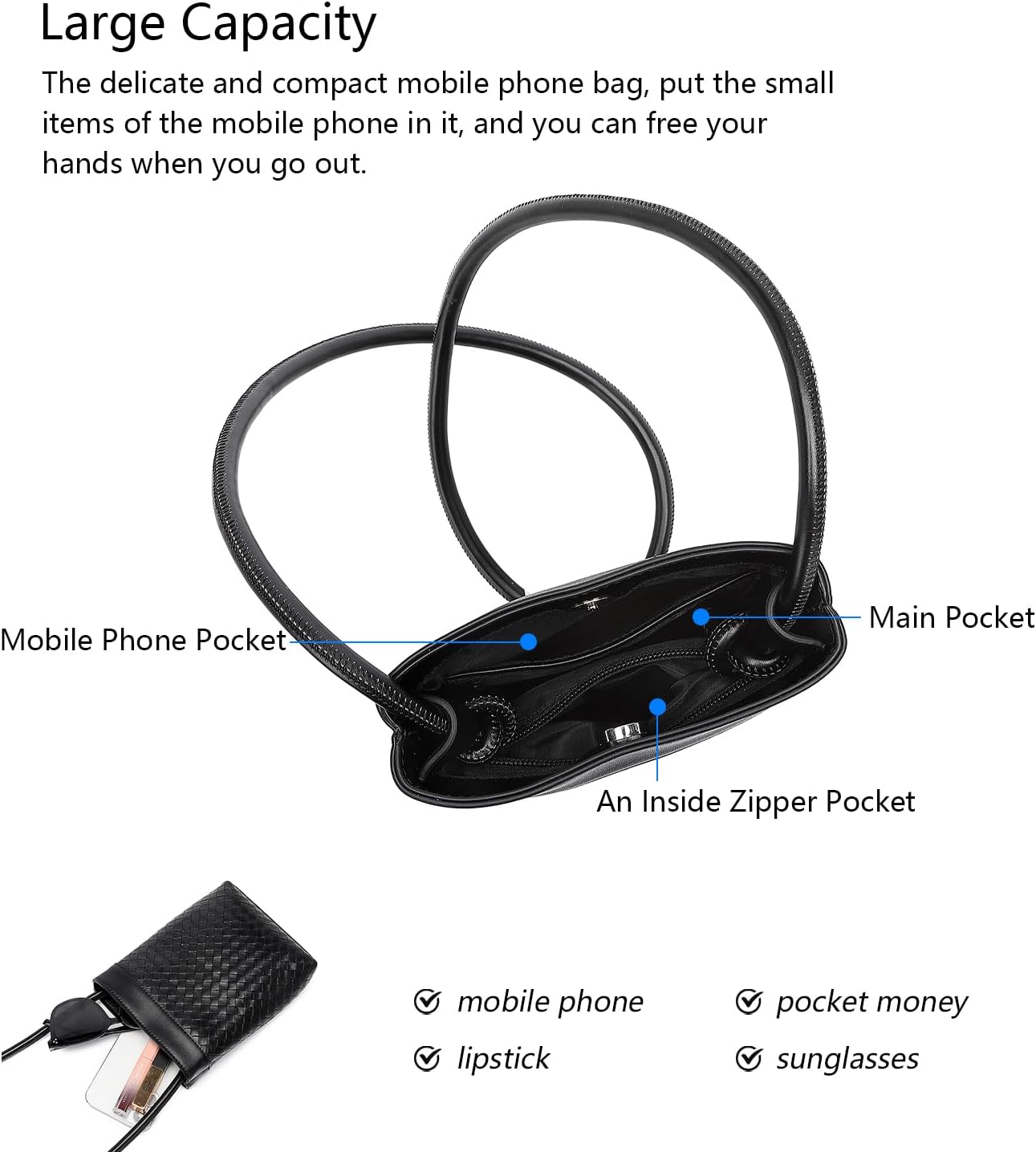 YONBENStylish Crossbody Bag for Everyday Essentials Perfect Size for Any Occasion - Image 6