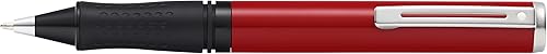 Miniatura 3 de Pluma estilográfica Sheaffer Pop con borde cromado y punta media, en caja de regalo, rojo (Classic - Red)