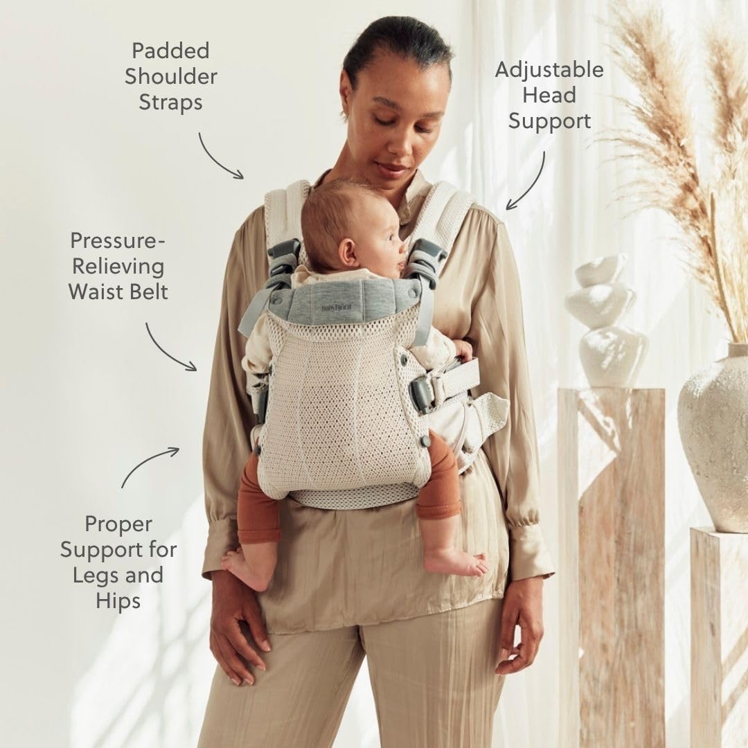 Amazon.com: BabyBjörn Baby Carrier Harmony, Cream, 3D Mesh, 3-in-1