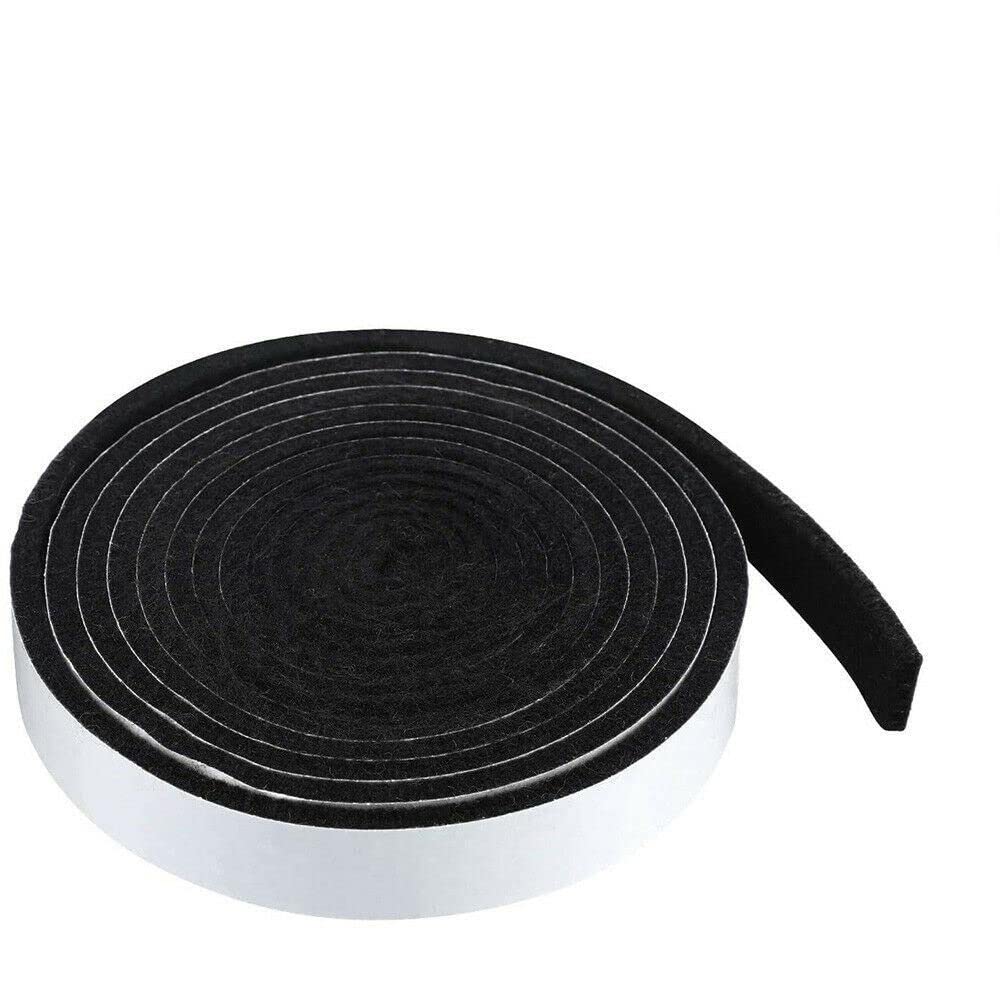 BBQ Gasket Tape BBQ Smoke Seal Strip Smoker Grill Tape High Temp Grill Seal Self Oven Door Sealing Strip Heat Resistant Grill Gasket Smoke Keeping Strip