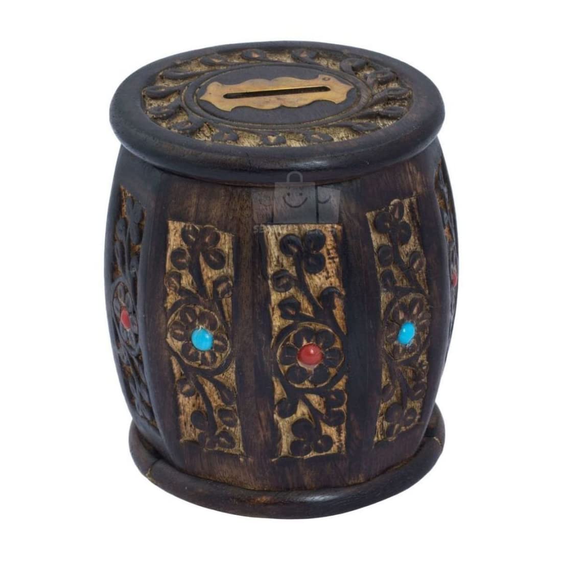 Search4Merch Mango Wood Money Bank | Cash Money Box | Dholak Gullak | Coin Box | (B0BYDCR6DT) Amazon Price History, Amazon Price Tracker