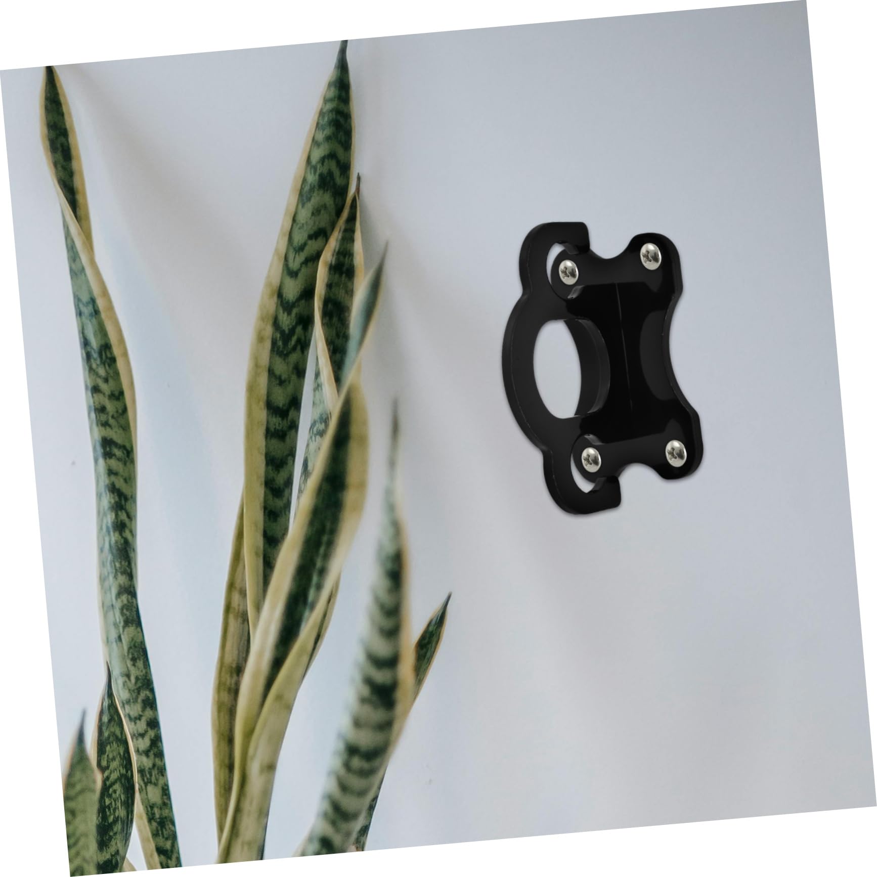 SHERCHPRY Ganchos de Pared para Ejercicios y Bandas de Resistencia, Hierro Negro, 3 Piezas, Fácil Instalación, Soporte Firme para Gimnasio en Casa