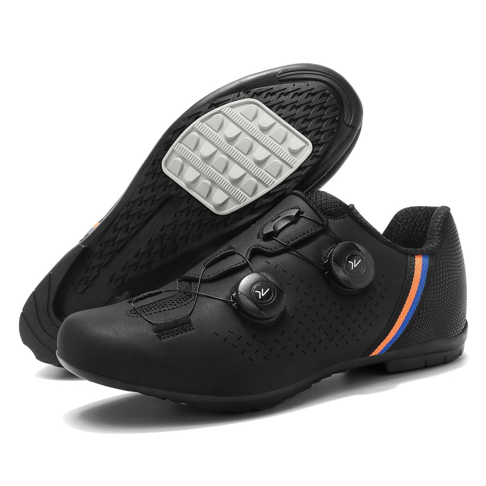 JiuQing Męskie buty do jazdy na rowerze codzienne bez blokady kompatybilne z butami do jazdy na rowerze górskim antypoślizgowe lekkie