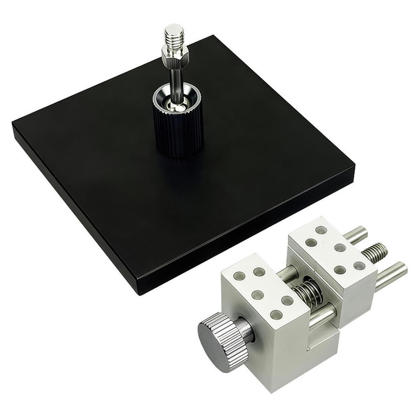 Mini Morsa da Banco in Lega di Alluminio, Morsetto da Tavolo Regolabile 90° per Modellismo, Pittura, Riparazioni Fai da Te