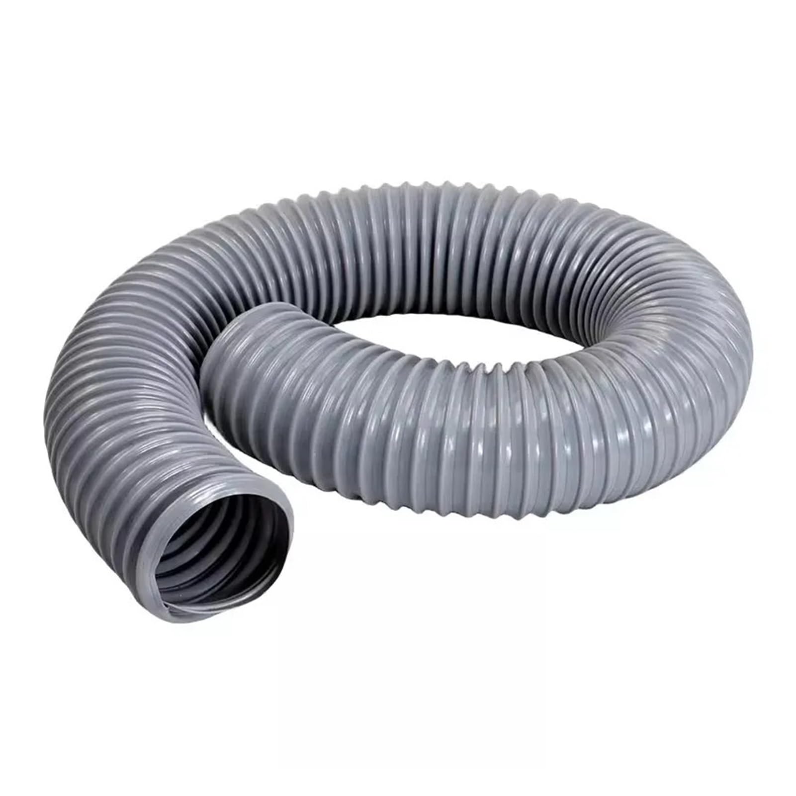 Tubo corrugato in filo di acciaio grigio PVC, tubo flessibile for macchina for incisione con aspirazione statica, ventilazione, diametro interno 30-100 mm(3 Meter,Inner Diameter 70mm)
