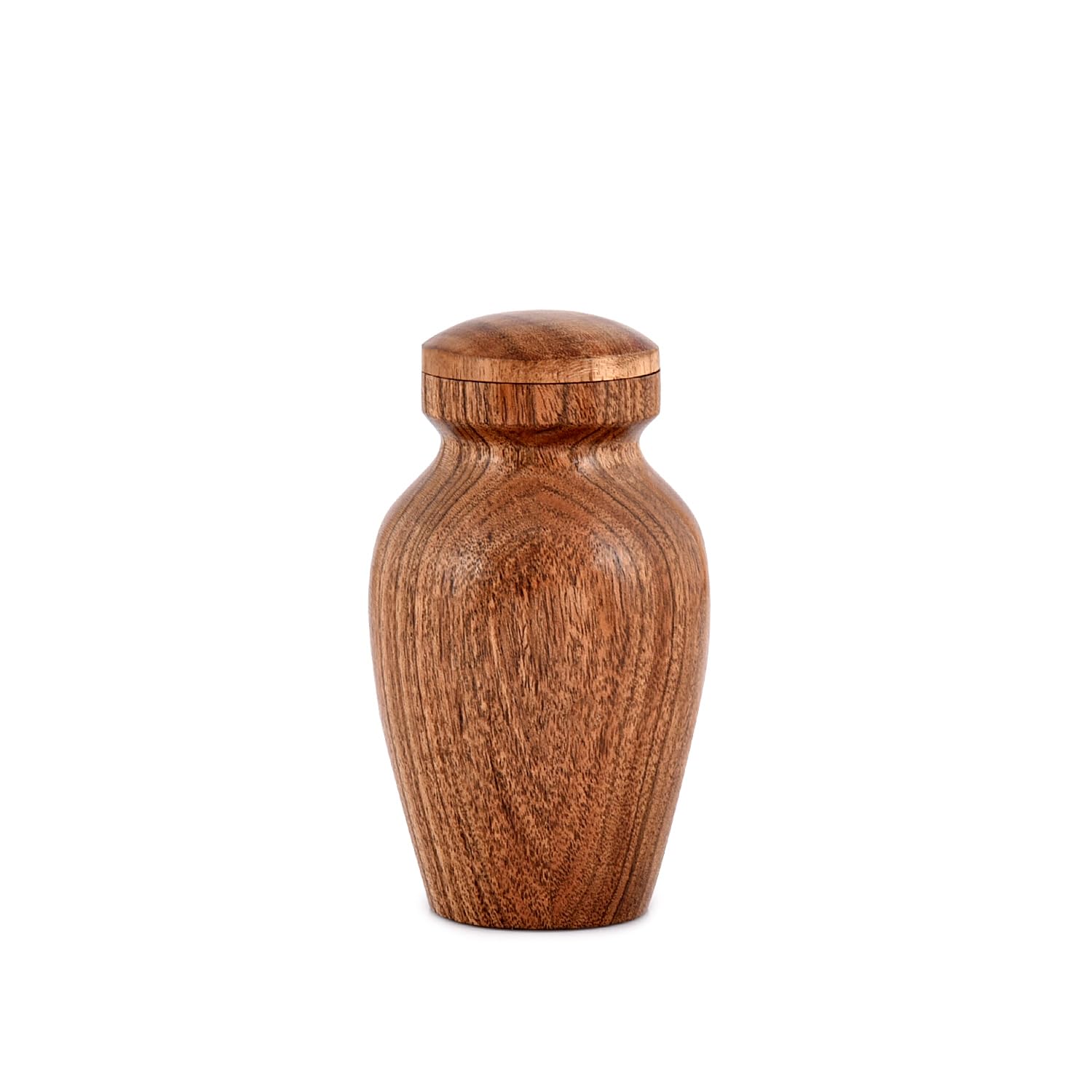NIRMAN Acacia Wood Urns for Human Ashes - Beautiful Wood Urns for Adults (2.75