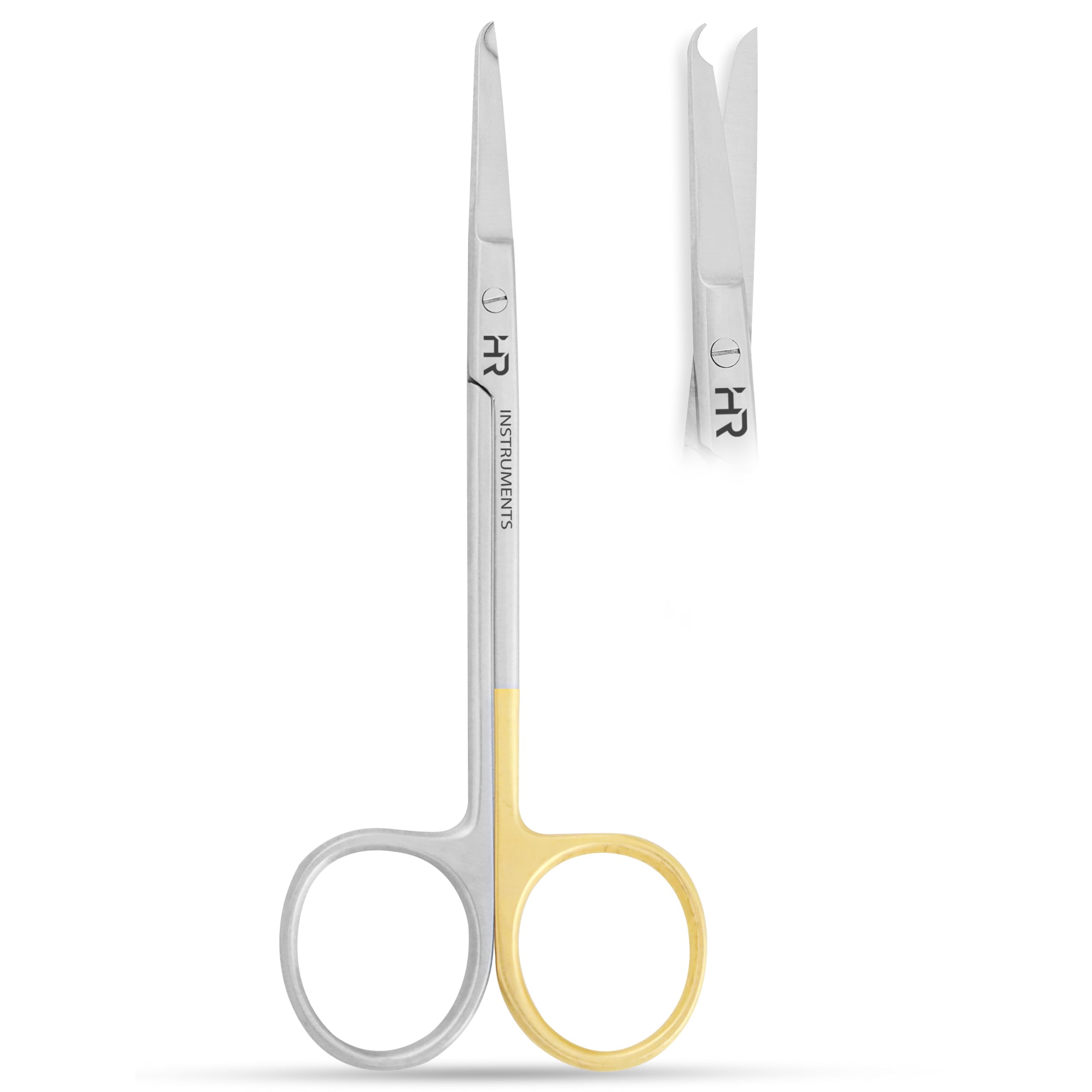 Premium Quality Suture Stitch Scissors with Crescent Delicate Hook- Perfect for Suture Removal First Aid