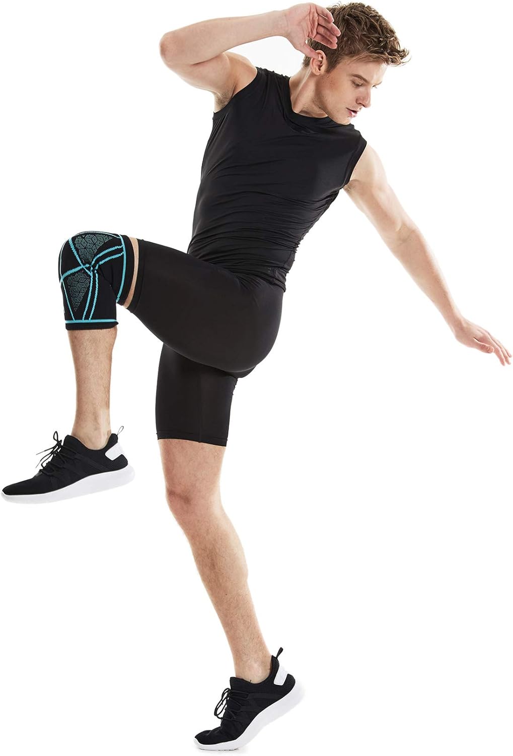 Blасk Frіdау - 50% оƒƒ TSLA 1 or 2 pcs Knee Brace, Knee Compression Sleeve Support for Men and Women, Running Basketball Football Gym Workout Sports ACL Guard Brace