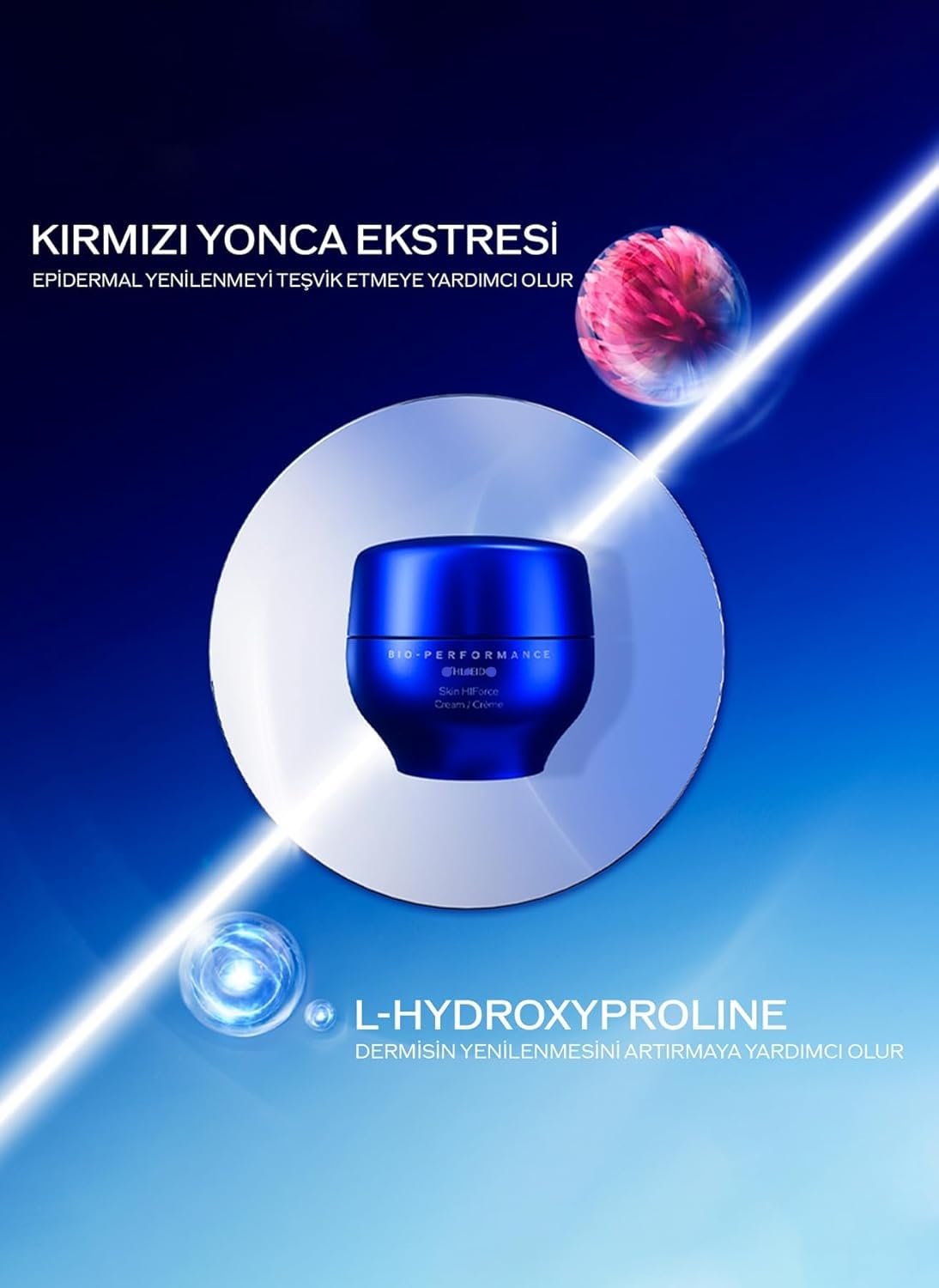 Shiseid Bio-Performance Skin HIForce Cream, Crema Viso Anti-Età con Oxy Shift Technology, 50 ml