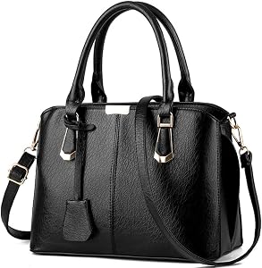 Dayfine Top Handle Handbags for Women PU Leather Satchel Handbag Tote Bags Purse Ladies Briefcase Shoulder Bag Crossbody Bag