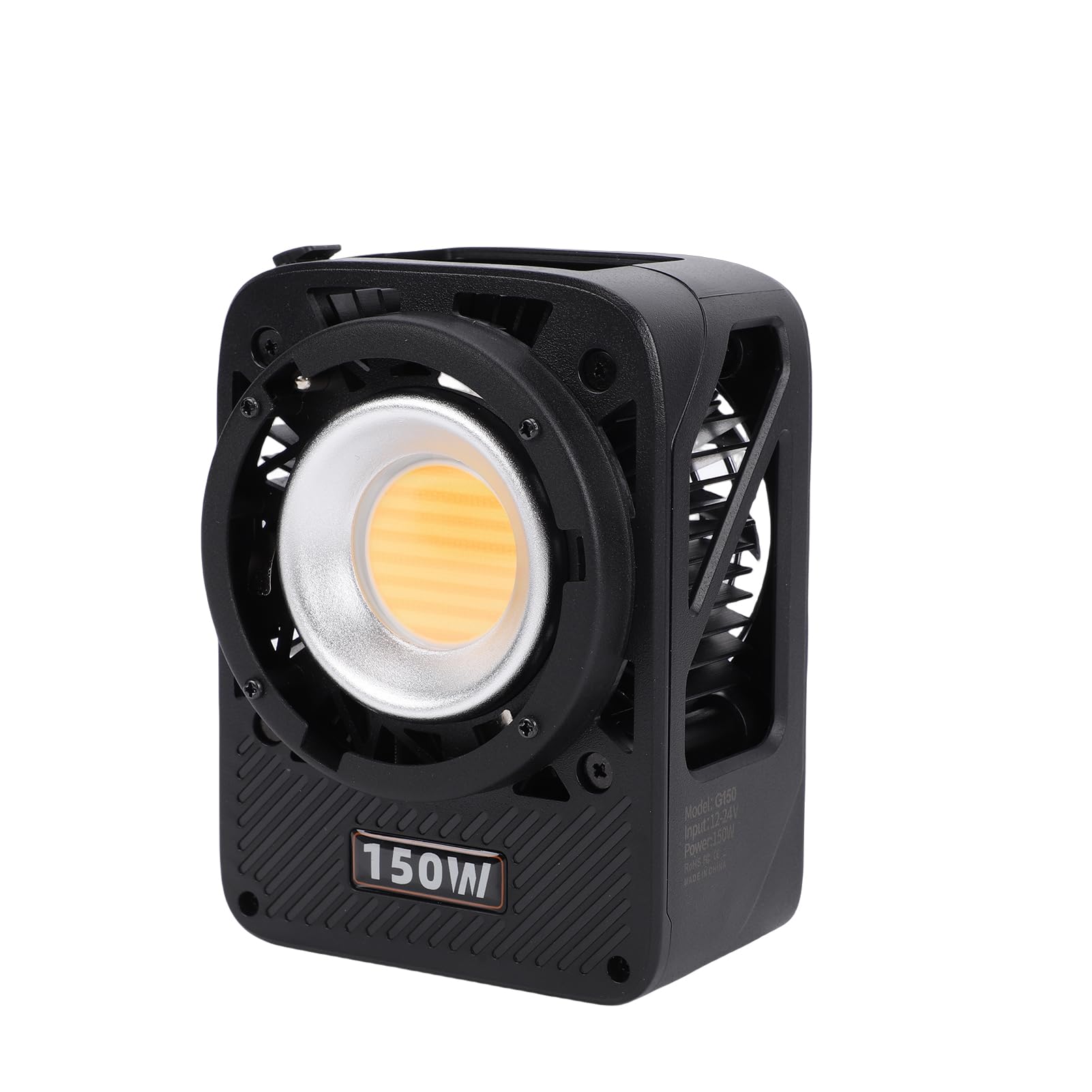 Luce Video LED COB da 150 W Bicolore Portatile per Fotografie, Streaming Live e Interviste 11 X 8 X 7 Cm (Spina europea)