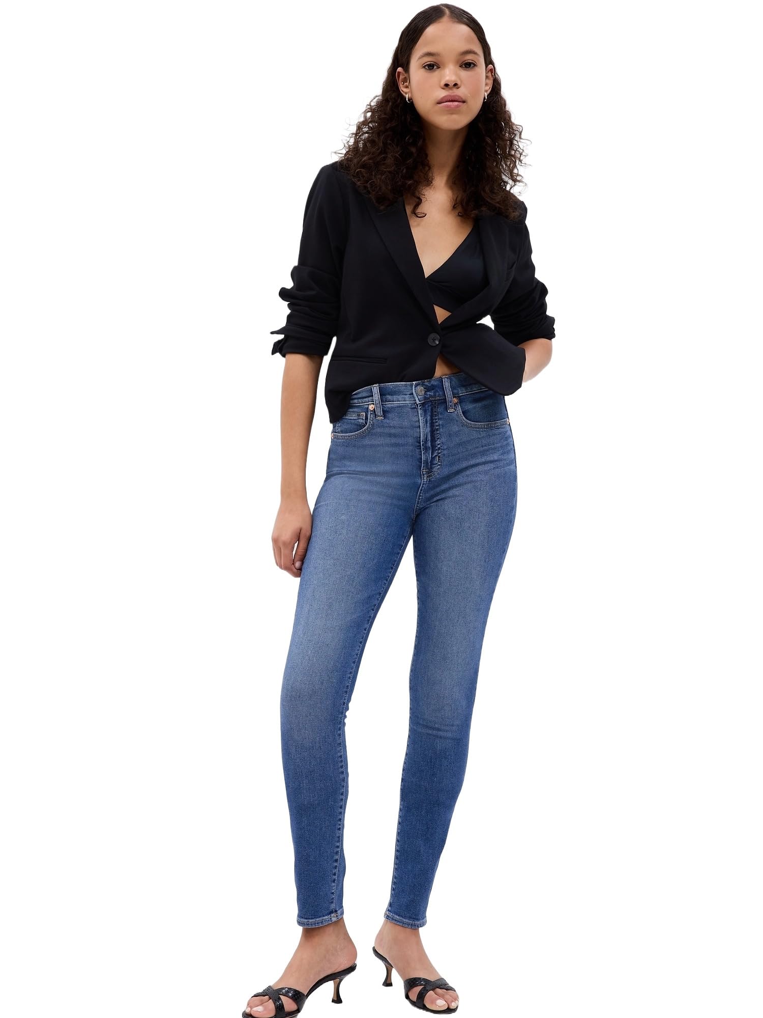 gap Women’s Skinny Fit Mid Rise Lightly Washed Jeans-picture-15