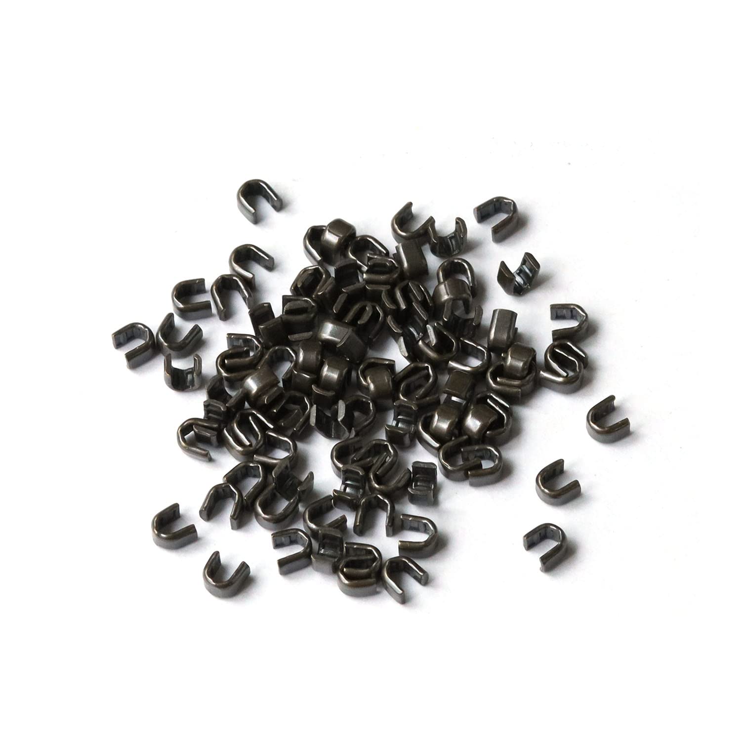 Y.K.K F2-211 Zipper Clasp, Top Clasp Parts, 50 Pieces, Metal No. 3