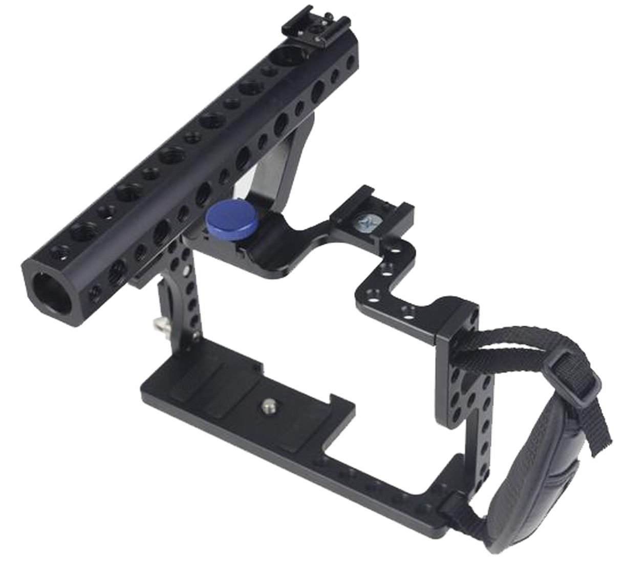 BGNing Aluminum DSLR Camera Cage Kit with Handle Grip Rugged Cage Combo Set for GH3 GH4 Digital Camera