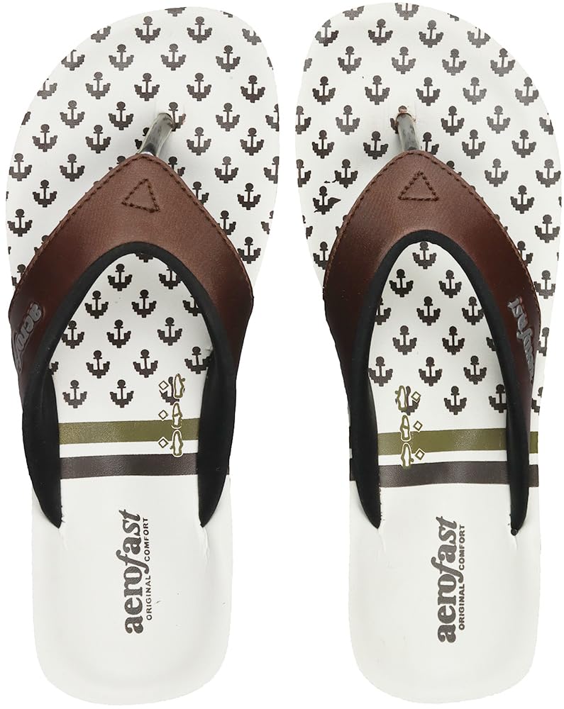 AEROFAST PU Brown (AF08D7) Casual Slippers for Women - 40 EU (B0D8T2KYL7) Amazon Price History, Amazon Price Tracker
