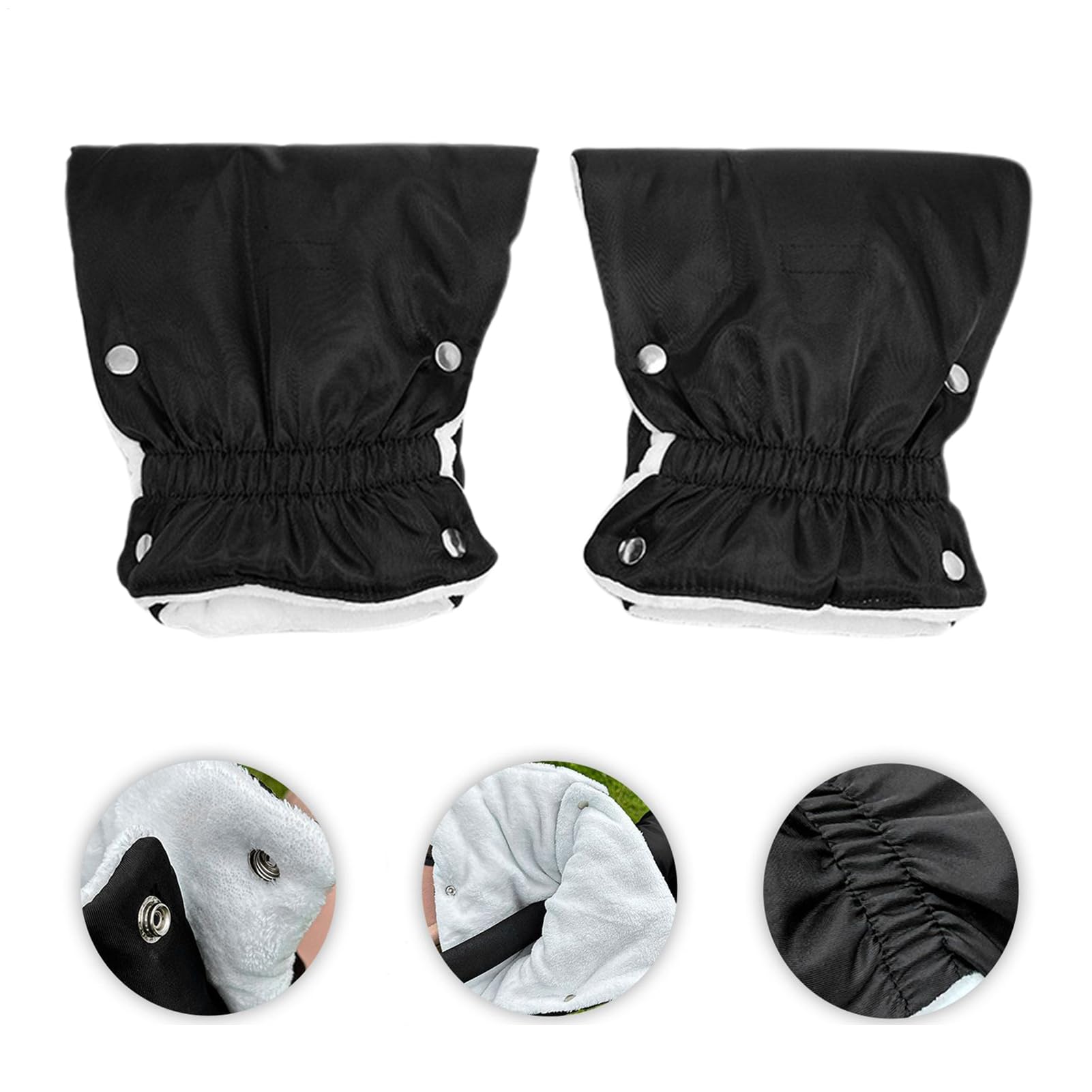 Manguitos Para Cochecito Accesorio Antideslizante Ajustable | guantes de invierno para cochecito manoplas impermeables Para Padres Viajes Diarios Al Aire Libre Paseos Parque Compras