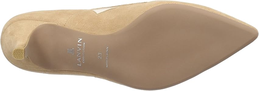 Amazon | [ランバンコレクション] パンプス 9349 ベージュスエード