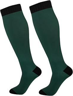 501 Compression Socks Green Calf Socks Comfortable Sports Socks Soft Athletic Socks For Walking Outdoor Women 40cm
