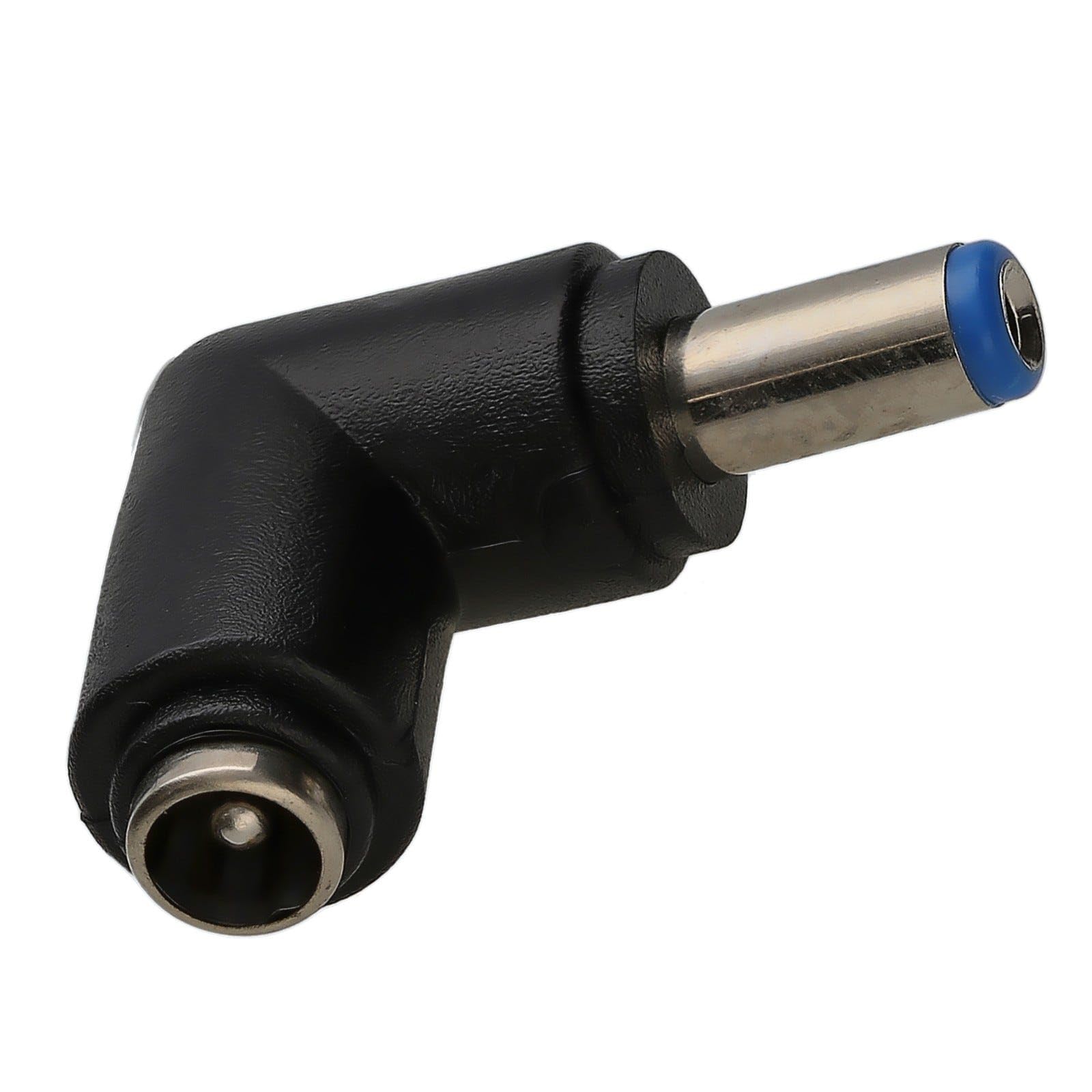 Kenable Women's Black 5.5 X 2.1Mm Right Angle Adapter Dc Power To Male Plug For Cctv