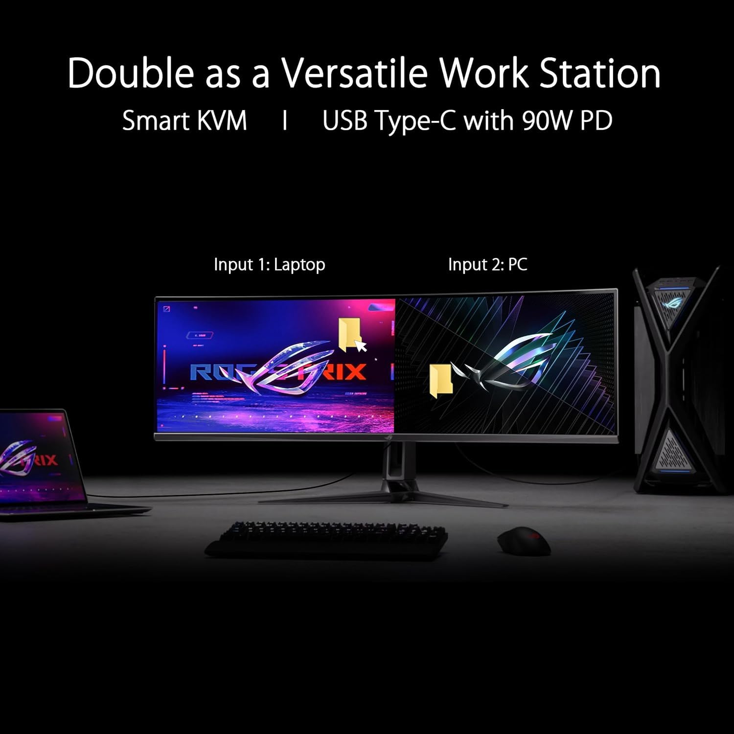 Amazon.co.jp: ASUS 有機EL 湾曲 ゲーミングモニター ROG Swift OLED