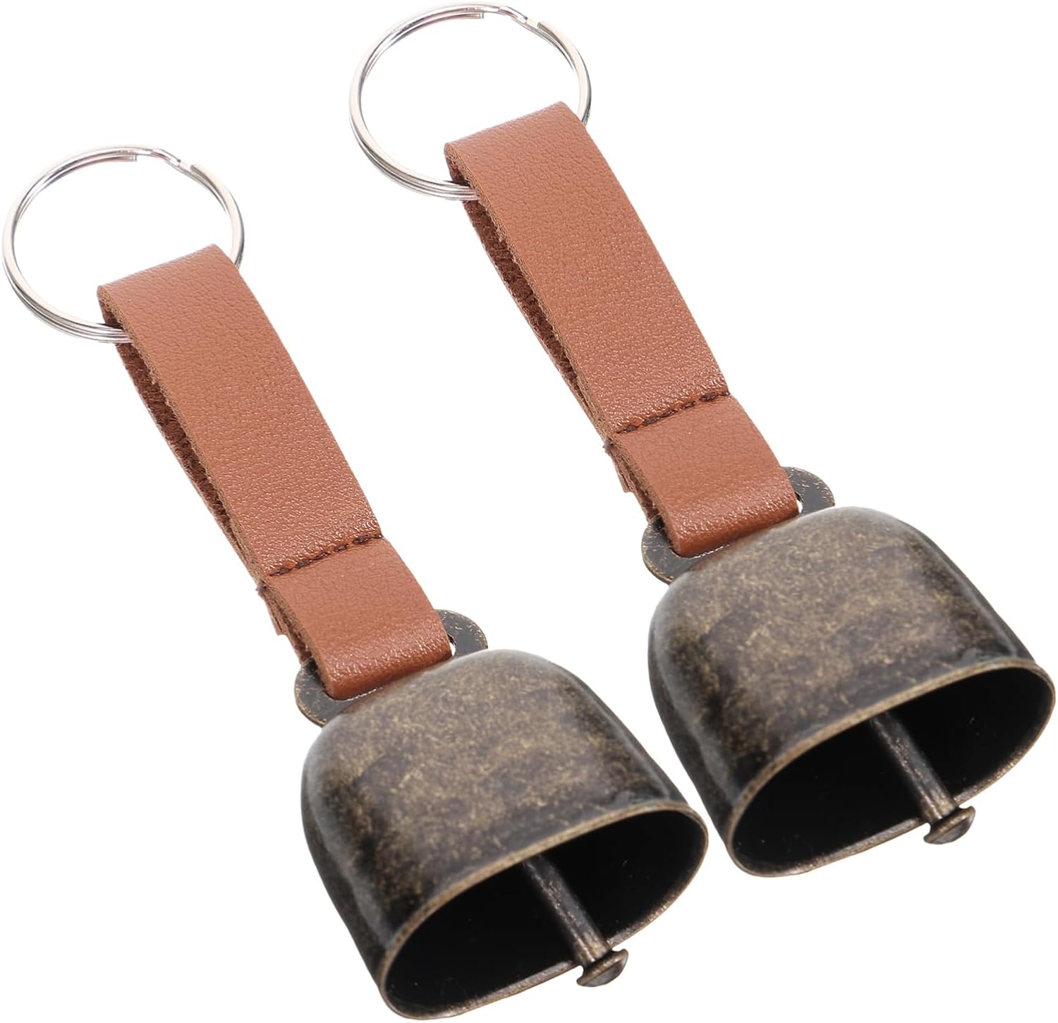 2-Pack Loud Bear Bells for Hiking & Camping Safety│Durable Emergency Warning