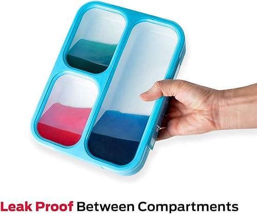 Miniatura 6 de Lonchera Bento con cuchara para niños y adultos, sin BPA, a prueba de fugas, recipientes de almacenamiento de alimentos a prueba de fugas, paquete