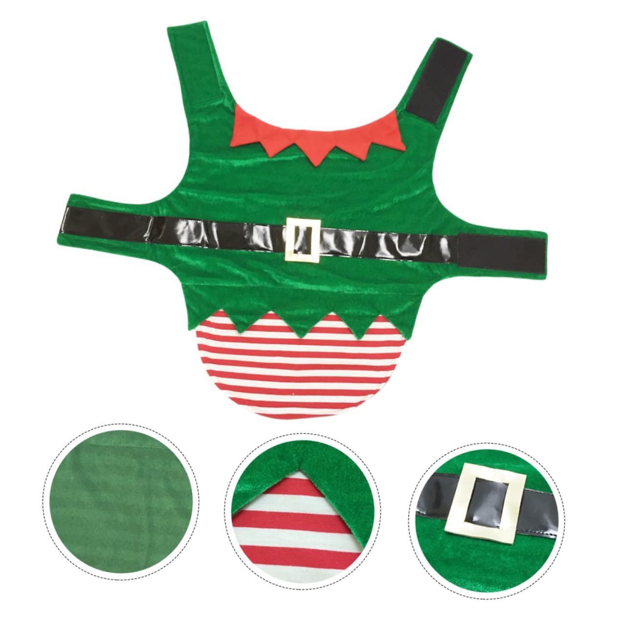 Costume De Lutin De Noël Pour Chien – Taille XXL (Dos 59 Cm), Vert | Manteau Festif Confortable Pour Fêtes Et Promenades