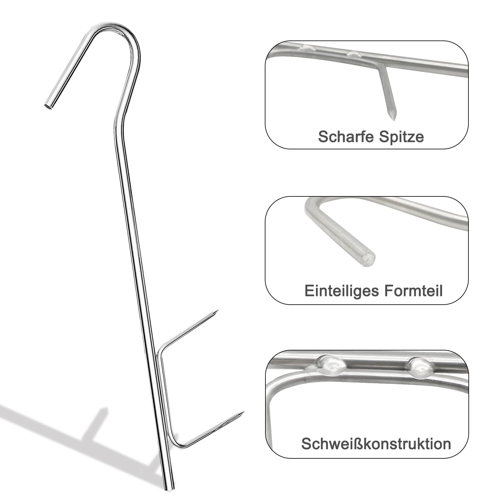 bssmmai 6 stuks rookhaken dubbele punt vissen rookhaken set roestvrij staal rookhaken vis 21 cm forel rookhaken voor het ophangen van gerookte vis bssmmai 6 stuks rookhaken dubbele punt vissen rookhaken set roestvrij staal rookhaken vis 21 cm forel rookhaken voor het ophangen van gerookte vis