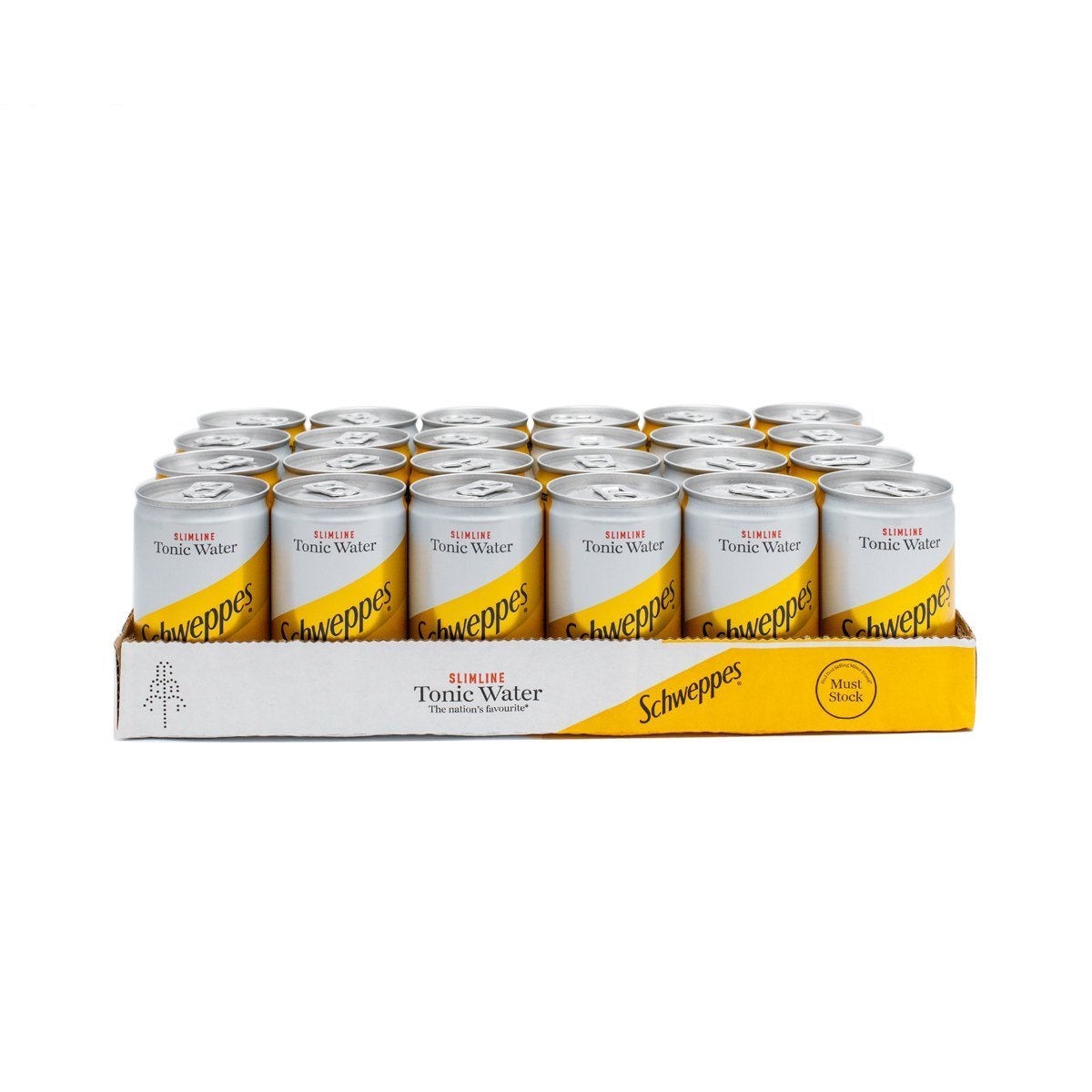 Schweppes Tonic Water 150ml Mini Can - 24 Pack