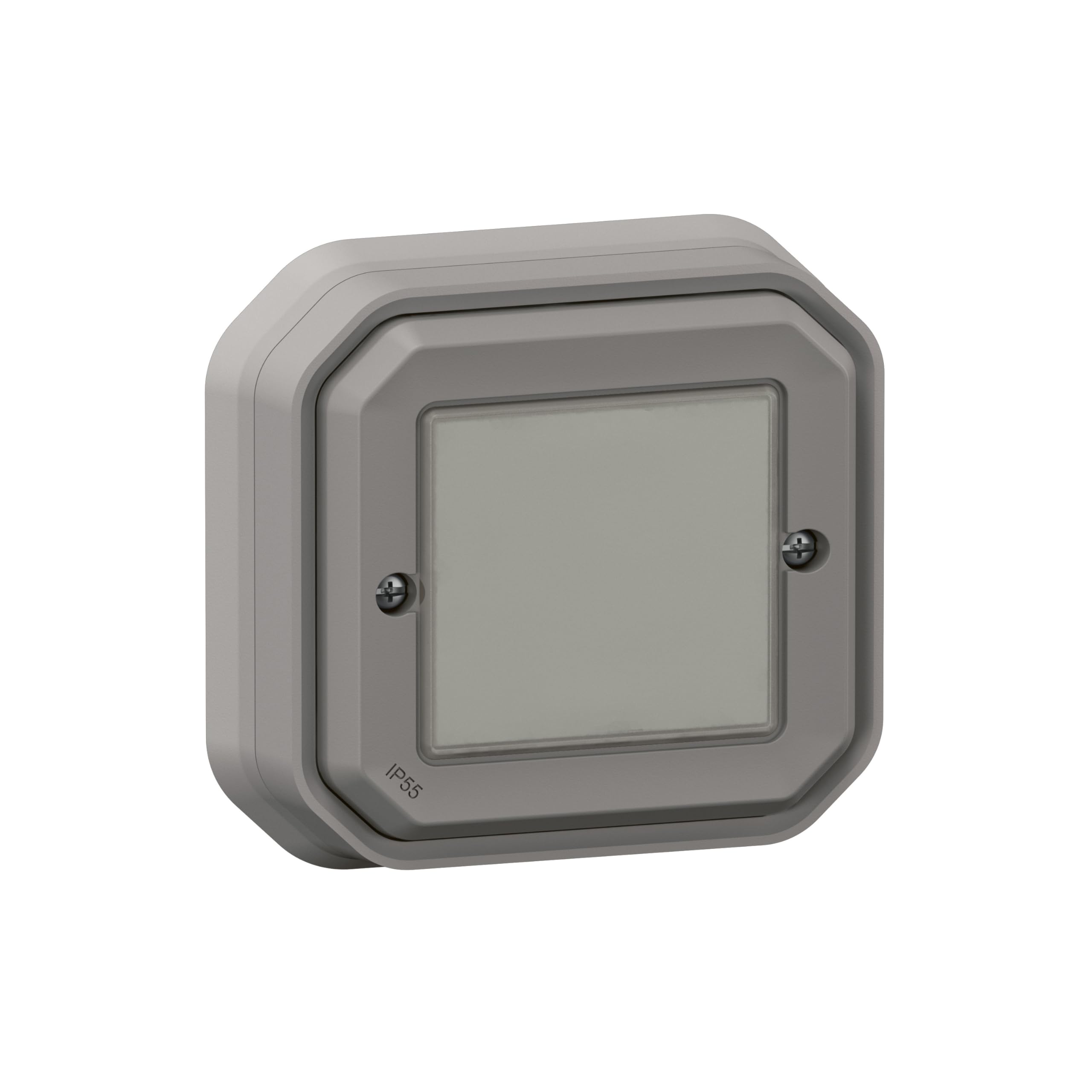 LEGRAND, Plexo New Connected-Feuchtraum-Schalter, Smart-Home, Aufputz- Schalter, An-Aus, batterielos, Home Control-App, IP55 - IK07 wasser- und stoßfest, Farbe: Grau, 069874L LEGRAND, Plexo New Connected-Feuchtraum-Schalter, Smart-Home, Aufputz- Schalter, An-Aus, batterielos, Home Control-App, IP55 - IK07 wasser- und stoßfest, Farbe: Grau, 069874L