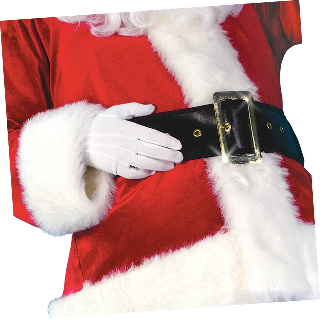 GALPADA Costume De Père Pour Adultes Costume De Cosplay De Gants De Père En Peluche Tenues De Festival Vêtements De