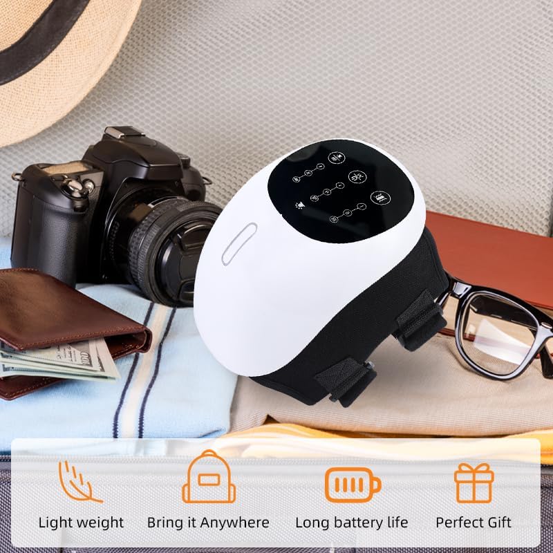 Knee Massager with Heat and Compression, 2025 Upgraded 3 Modes Cordless Heated Knee Massager, 3 Heating Levels & 3 Pressing Levels & 3 Vibration Levels, Gifts for Grandma, Grandpa, Family, Friends - Image 9