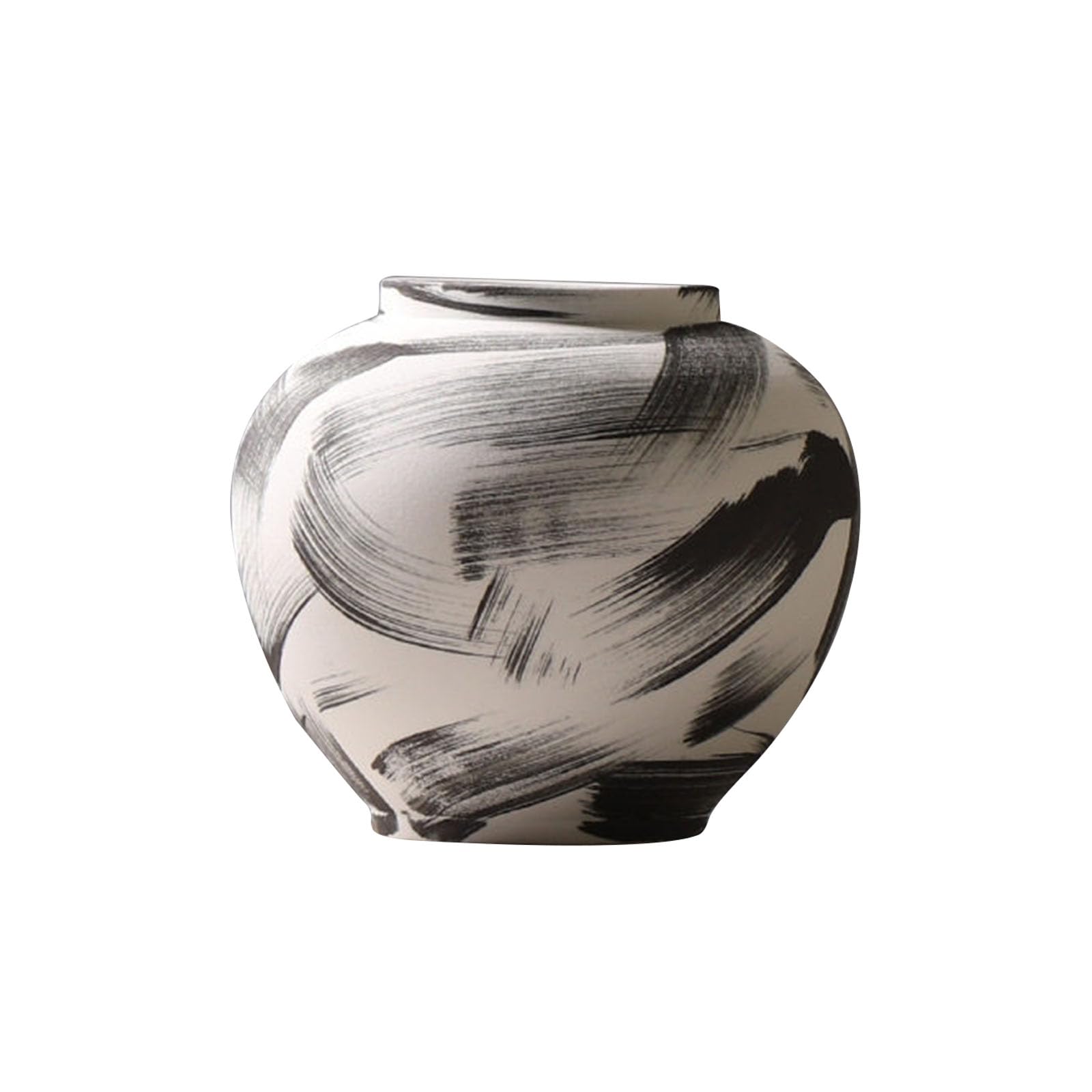 Nzzkoides M Large Art Ceramic Vase, Creative Decorative Vase, Ornament For Living Roo, Bedroo, Restaurant, Hotel, Farmhouse, Villa, Irregular Shape(Size:27.5 * 27.5 * 25.3C,Color:m)