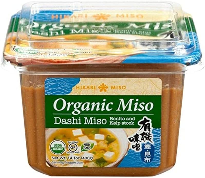 Hikari Organic Dashi Miso Paste, Bonito and Kelp Stock, 14.1 oz