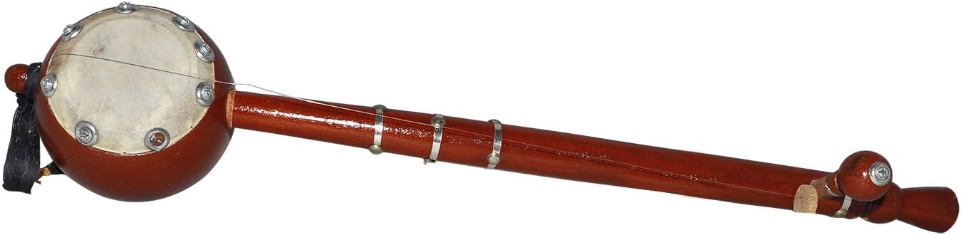 Single String Wooden Ektara Folk Musical Instrument