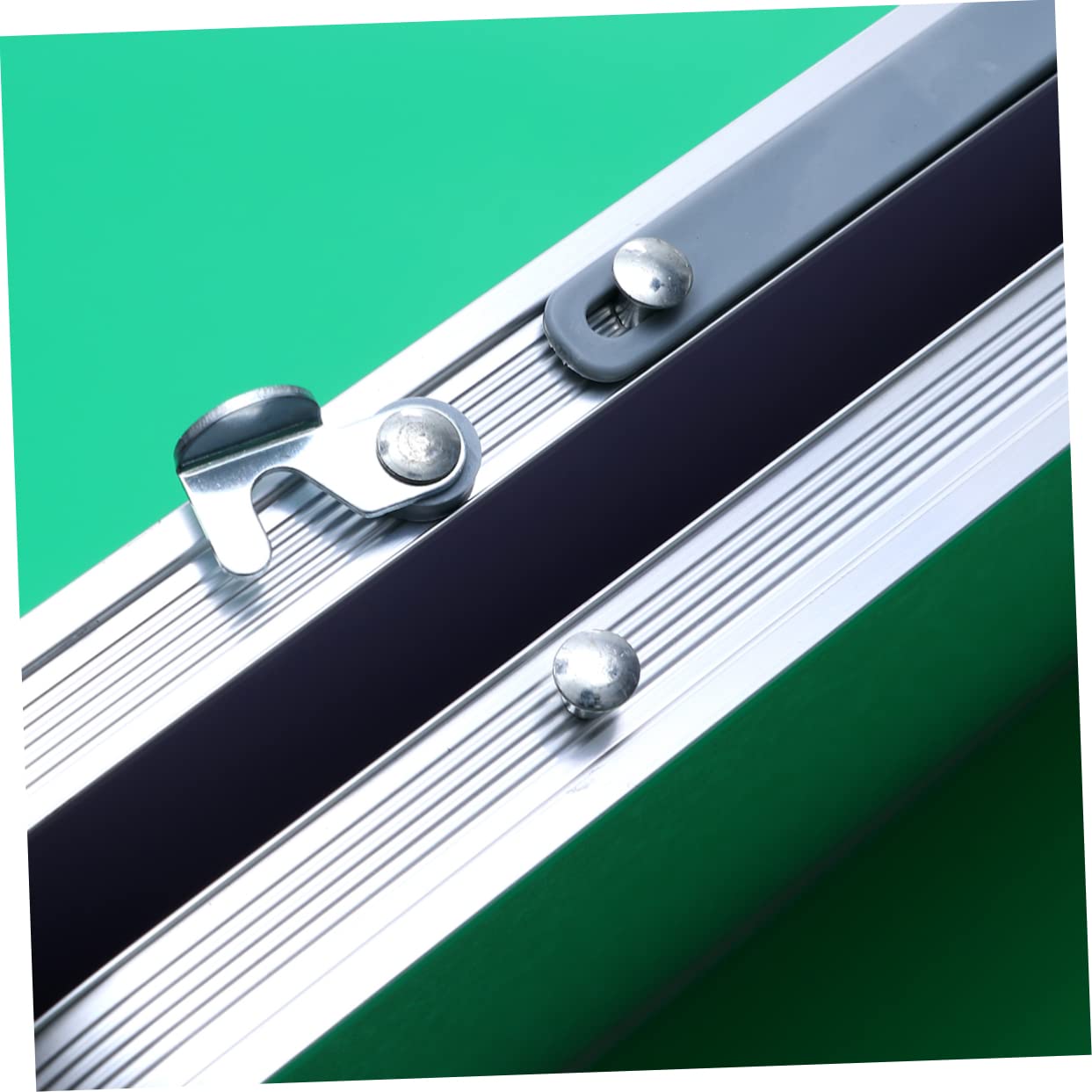 MUCKLILY Aluminium Alloy Folding Table Lightweight Portable Desk for BBQ Camping Hiking Travel and Outdoor Activities Easy Setup and Compact Design White