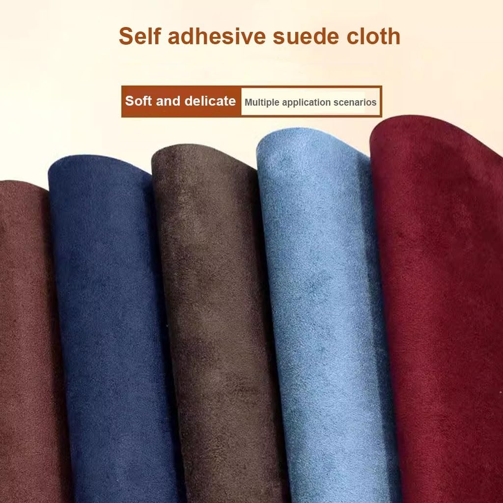 Leather Repair Patch Self Adhesive Suede Fabric Repair Patch, Car Roof Fabric Interior Modification AB Pillar Door Panel/Dashboard Refurbishment (Color : A16, Size : 50x148cm/20x58)