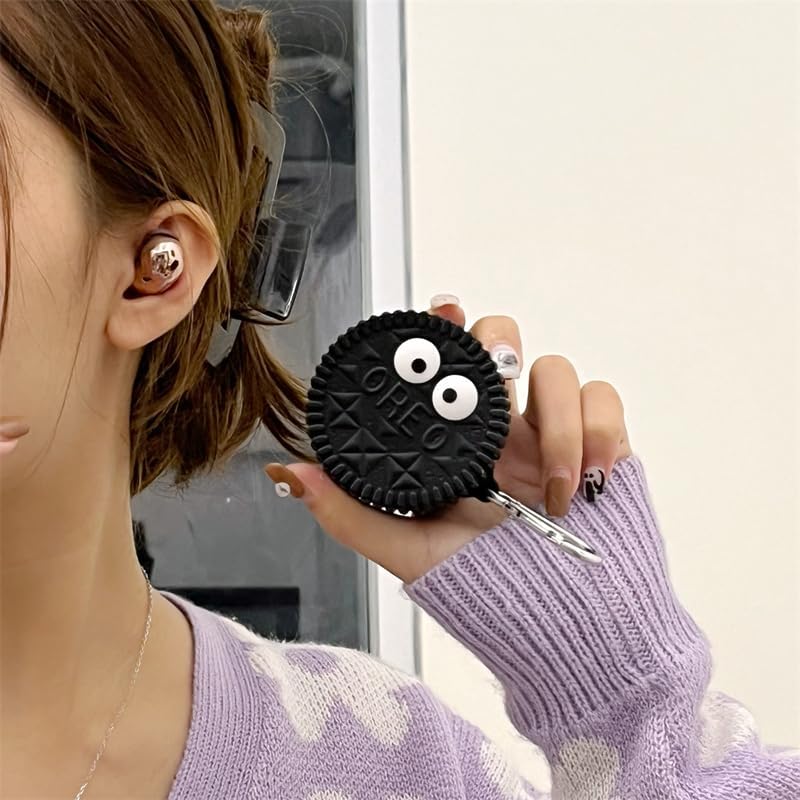 Miniatura 4 de Funda protectora de silicona con bonito diseño de dibujos animados para Samsung Galaxy Buds Pro y auriculares, con mosquetón