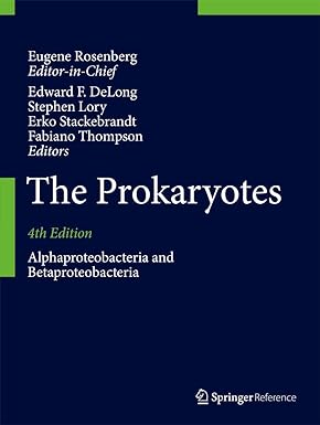 The Prokaryotes Alphaproteobacteria And Betaproteobacteria 4Ed (Hb 2014)