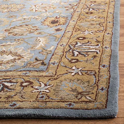 Tapete decorativo Safavieh Oriental 5'x8' Azul y Dorado miniatura 4