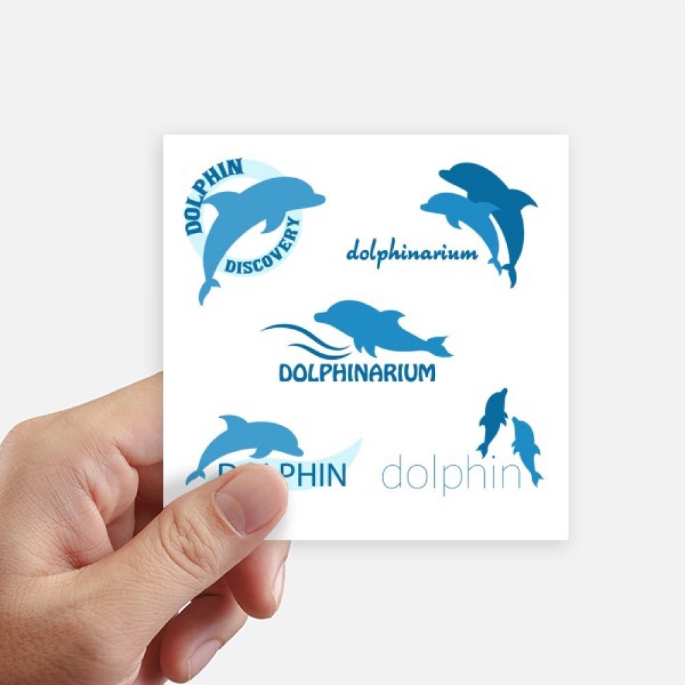 Autocollant dauphin bleu océan pour personnaliser votre ordi