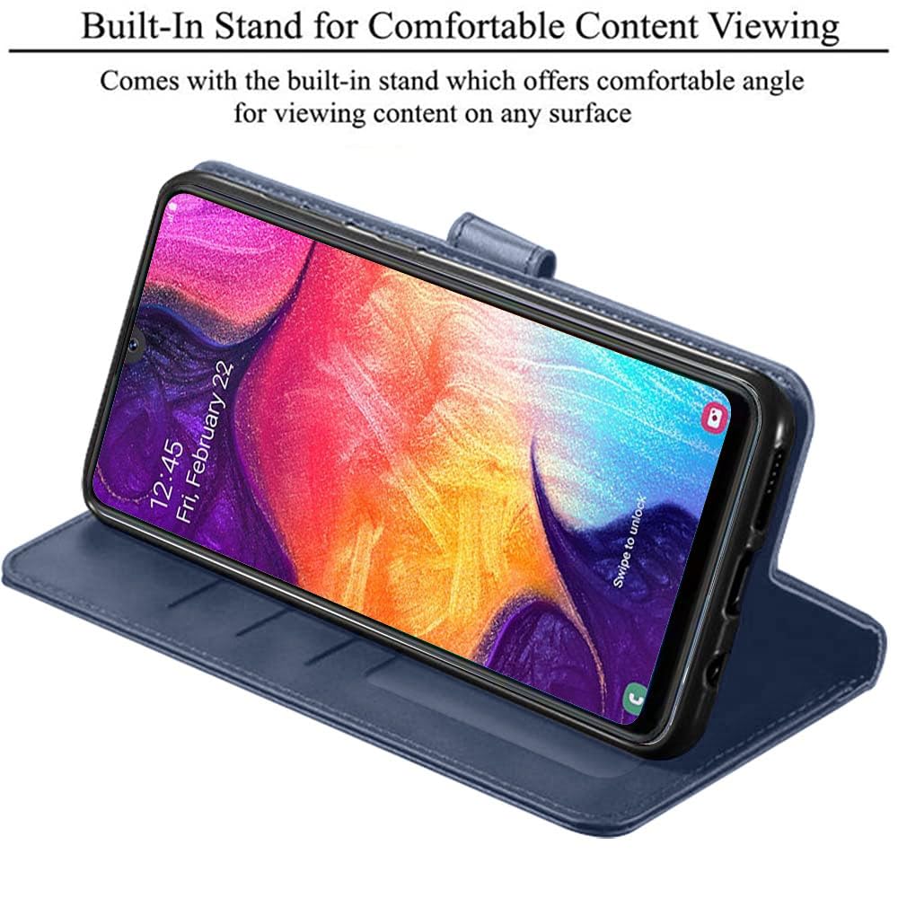 Samsung Galaxy A50S Cover - Leather Flip Case -3