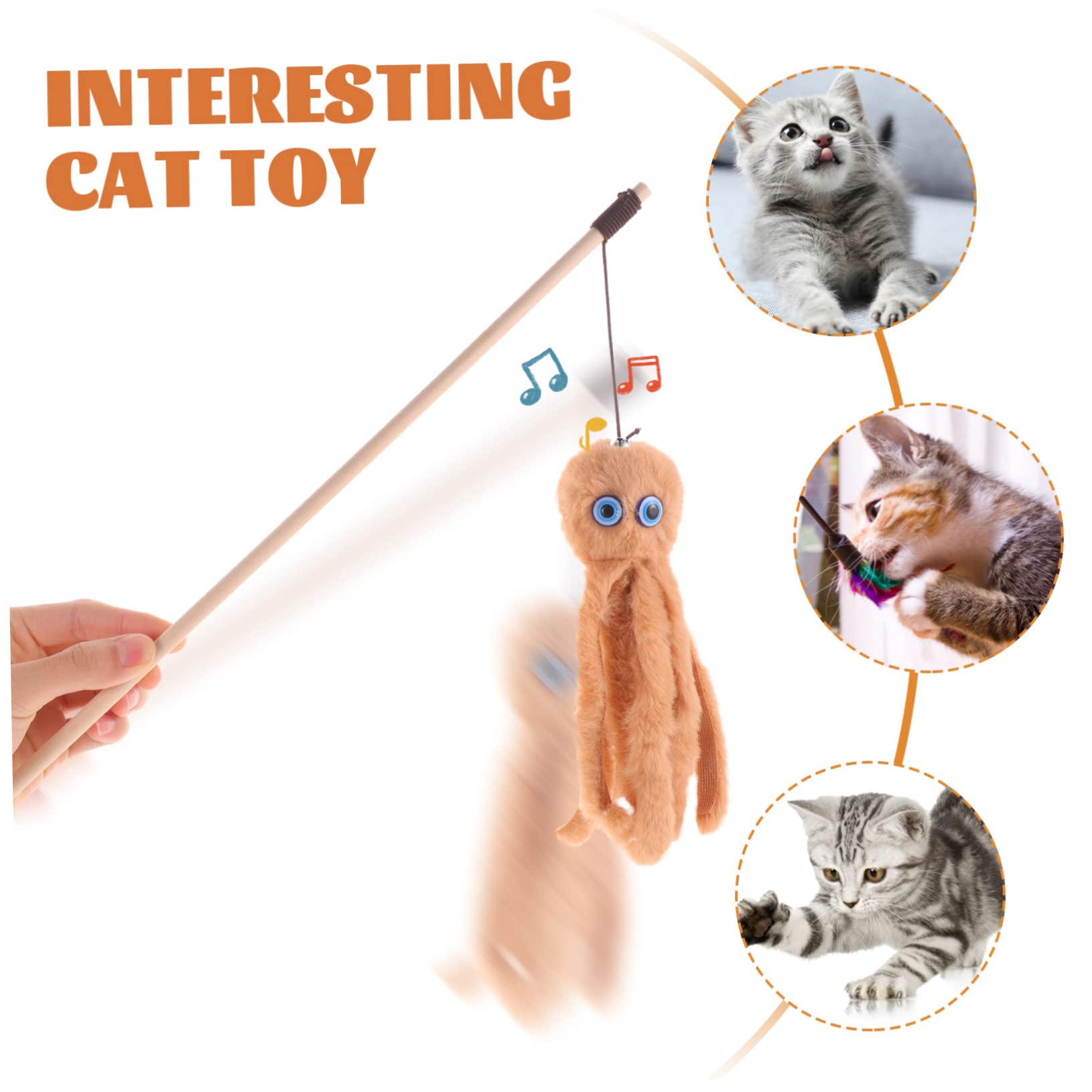 POPETPOP 10 Stück Kauspielzeug Oktopus-Spielzeug Katzenminze Mäuse Spielzeug Für Katzen Spielzeug Katze Interaktives Spielzeug Katzenspielzeug Für Innenkatzen Mäuse
