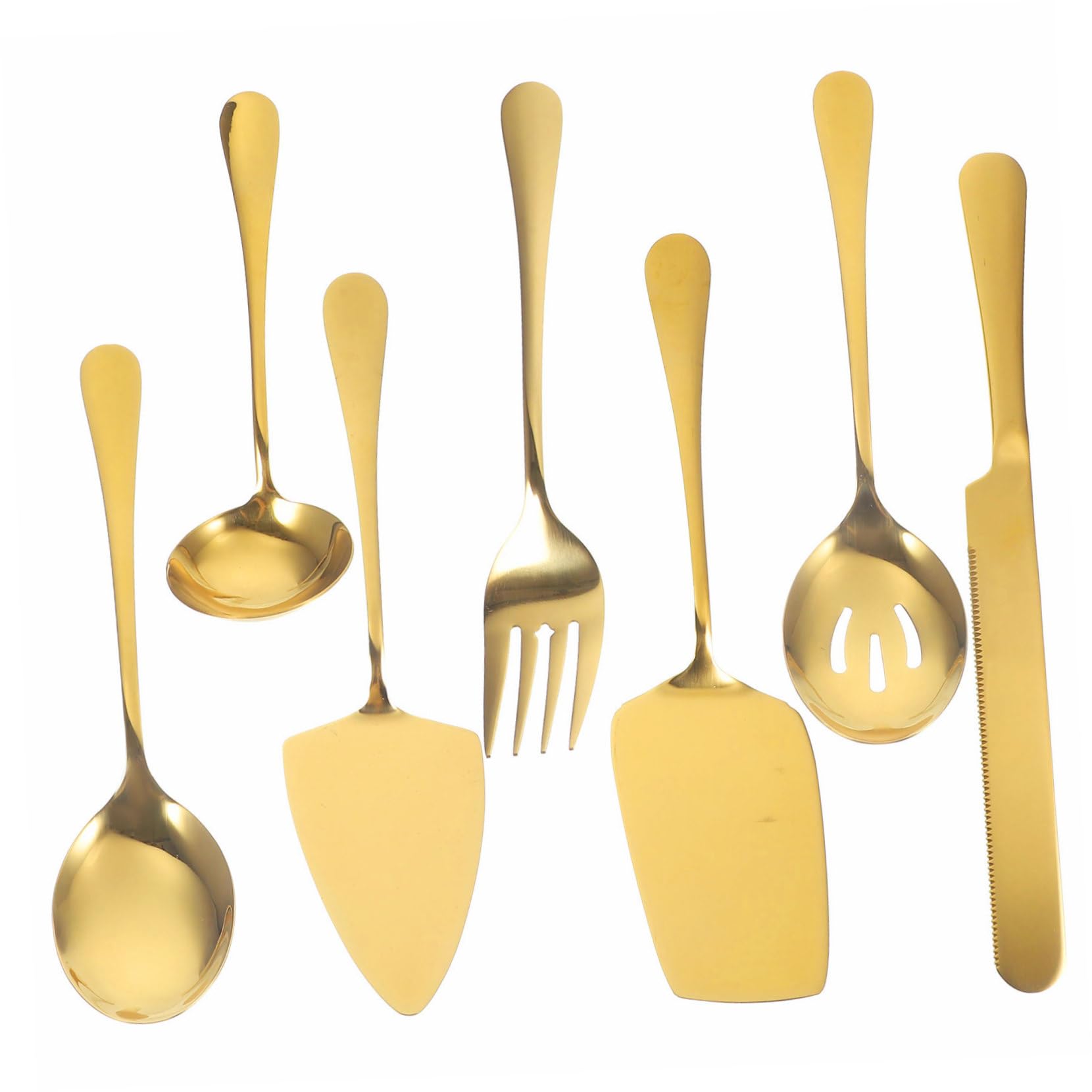 Utensillos Para Tartas De Boda De Cubiertos Tenedores Inoxidable Pala Para Servir Kit Completo